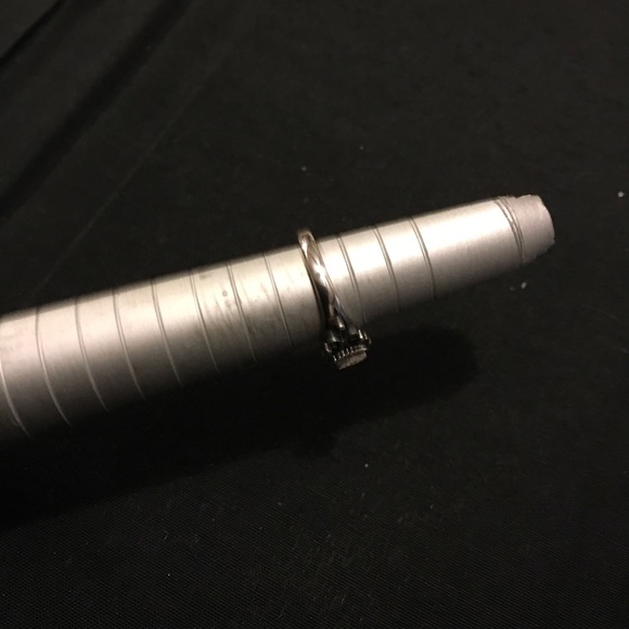 New 925 Sterling Silver Amethyst Scroll Toe RING size 3 NWOT - Picture 8 of 10